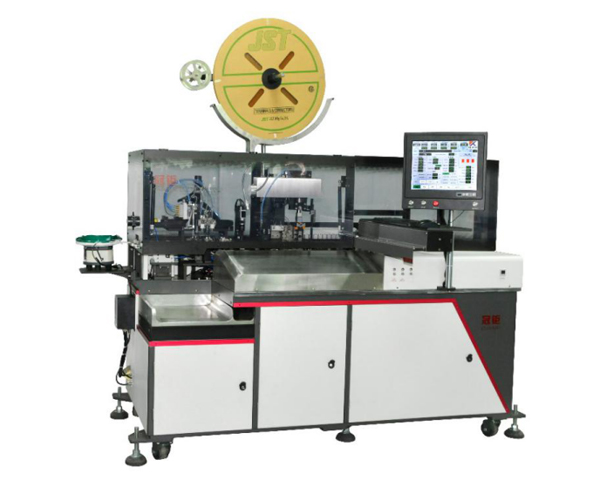 GL-1801全自動(dòng)單頭打端穿膠殼機(jī)
